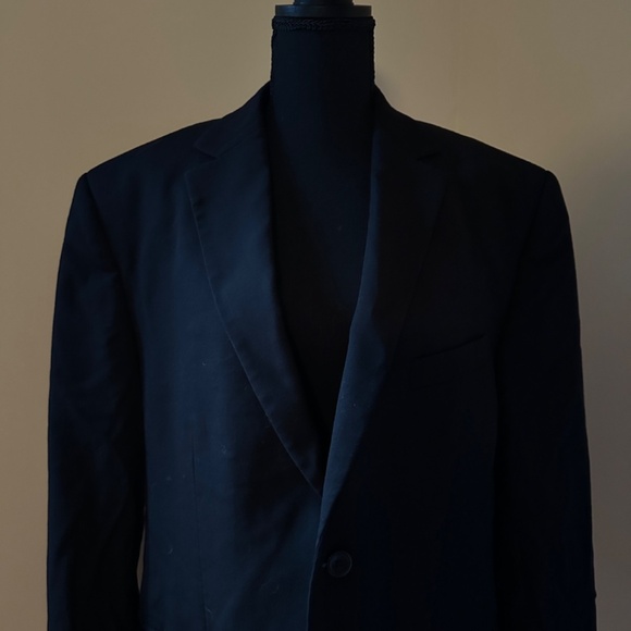 *PRONTO UOMO* Men's Black Long Sleeve Blazer Suit Jacket - Picture 2 of 6